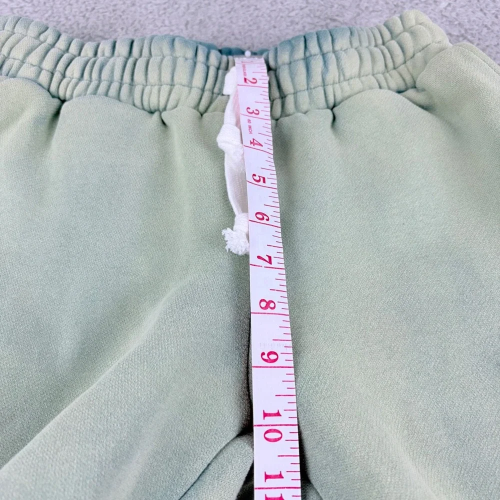 KatieJ NYC Emma Oversized Washed Sweatpants TWEEN XL Green Blue Ombre Dip Dye